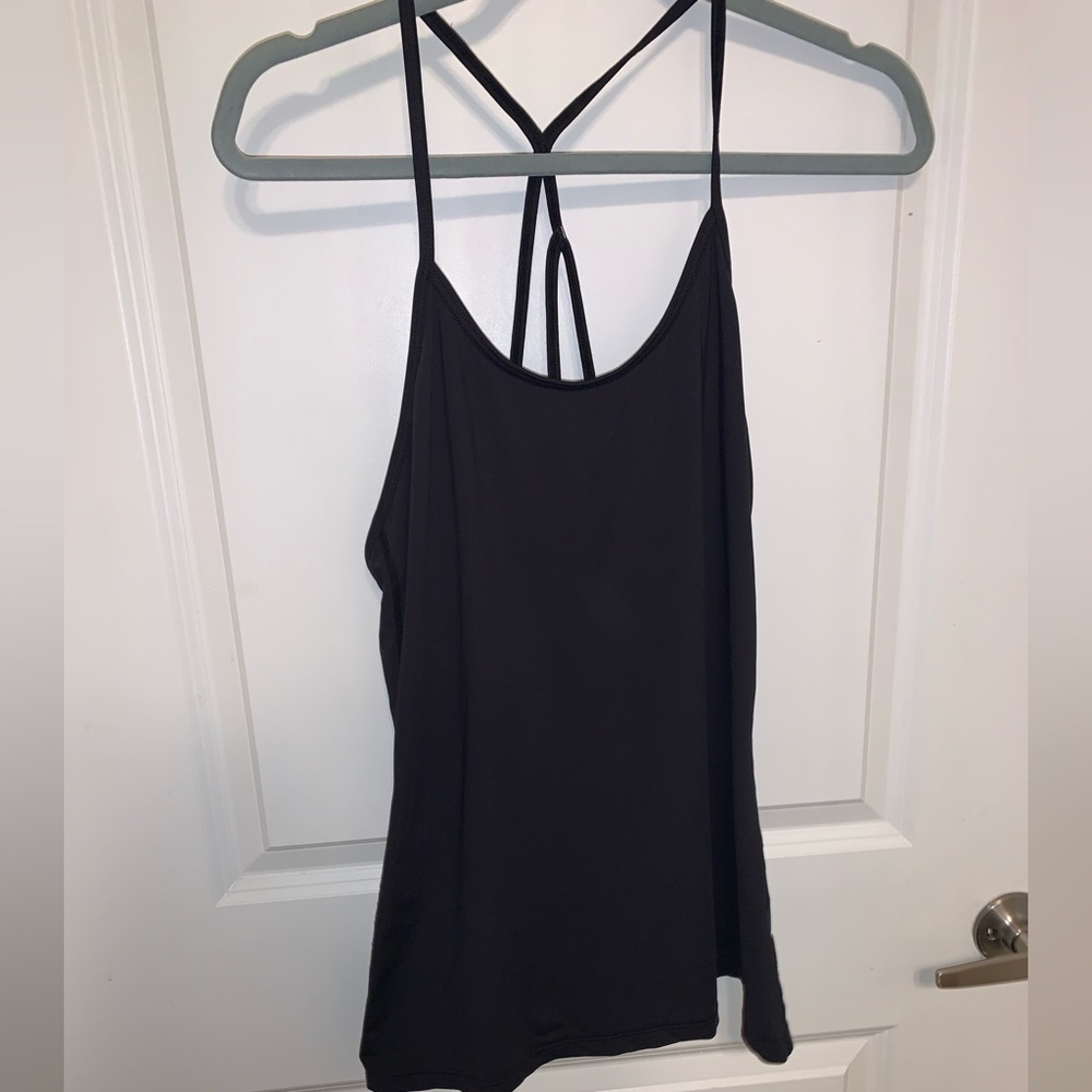 Splits59 Black Tank Top Size Large